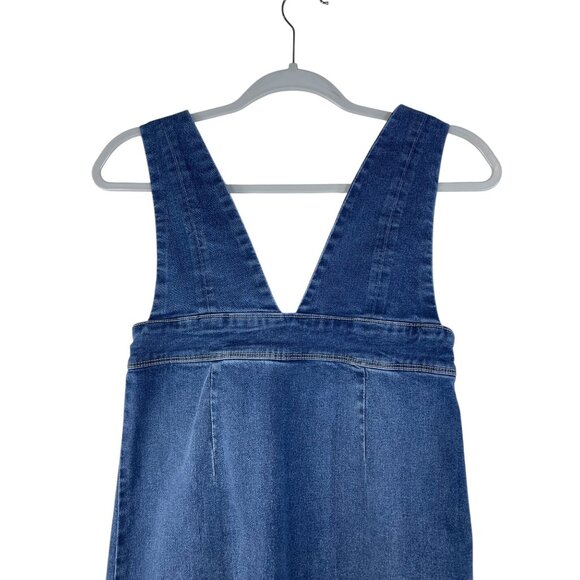 Levis Girls 12 Women XS Button-Front Denim Overall Dress - Picture 8 of 10